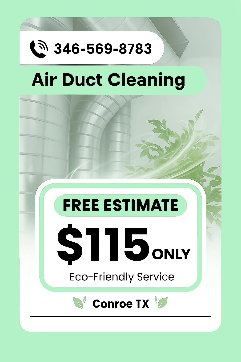 Air Duct Vent Cleaning Conroe TX Coupon